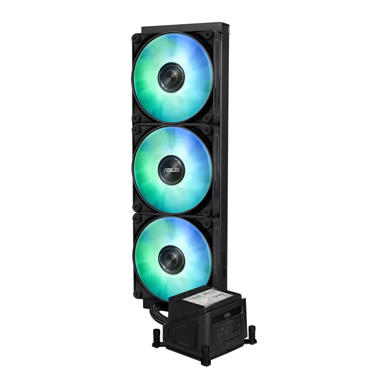 Cooler lichid CPU Asus MAX GAMING LC 360 ARGB LCD 3x120mm, imagine suplimentară 11