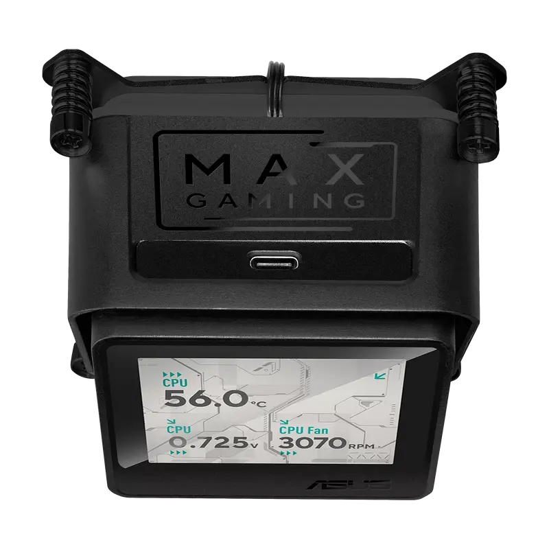 Cooler lichid CPU Asus MAX GAMING LC 360 ARGB LCD 3x120mm, imagine suplimentară 13
