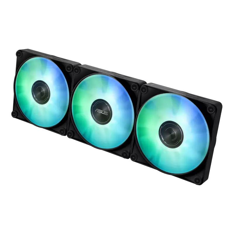 Cooler lichid CPU Asus MAX GAMING LC 360 ARGB LCD 3x120mm, detaliu interfață