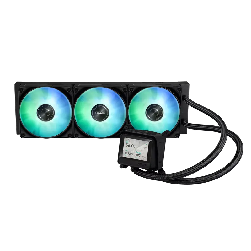 Cooler lichid CPU Asus MAX GAMING LC 360 ARGB LCD 3x120mm, ambalaj