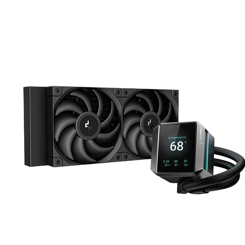 AIO Liquid Cooling Deepcool "MYSTIQUE 240 ARGB" (≤36.49 dB(A), 500-2150 rpm, 72.45 CFM, 2x120mm, ARG