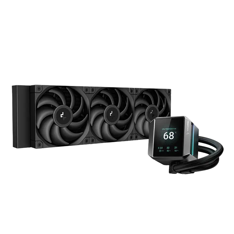 AIO Liquid Cooling Deepcool "MYSTIQUE 360 ARGB" (<36.49dBA, 500-2150RPM, 72.45CFM, 3x120mm, ARGB, 2.