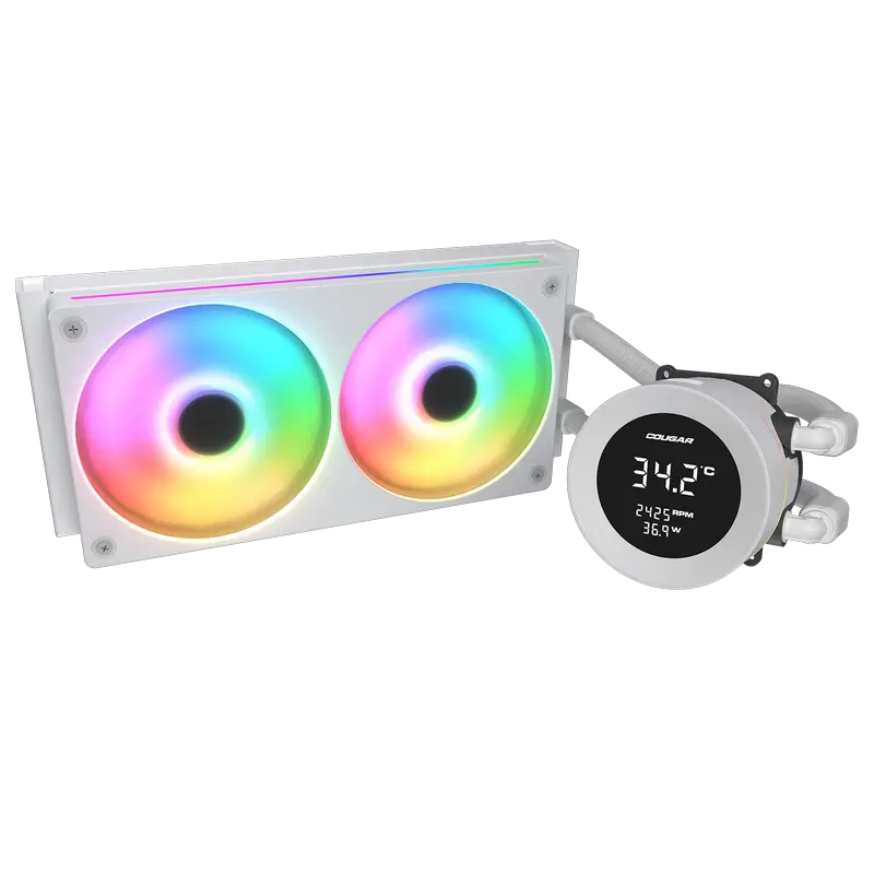 Cooler lichid AIO Cougar Poseidon Vistek ARGB 240 Alb