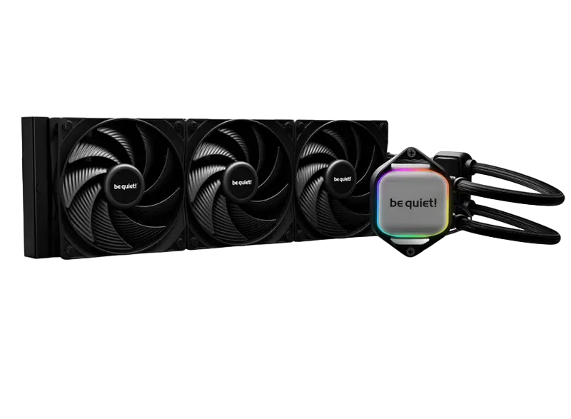 be quiet! AIO Liquid Cooling be quiet! "Pure Loop 2 360mm" (17.2-36,8dB, 3x120mm, PWM, 2100RPM, 59.6 CFM, Pump