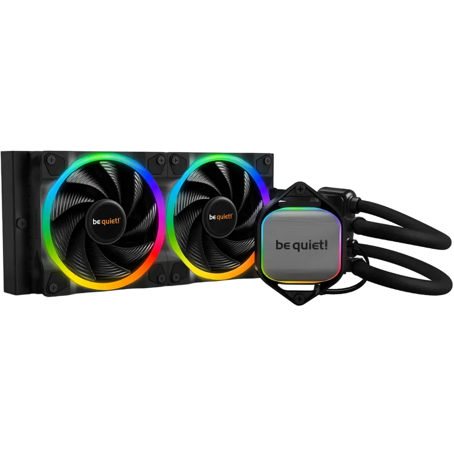 be quiet! AIO Liquid Cooling be quiet! "Pure Loop 2 FX 240mm" (8-32.3dB, 2x120mm, PWM, 2500RPM, 52.3 CFM, Pump