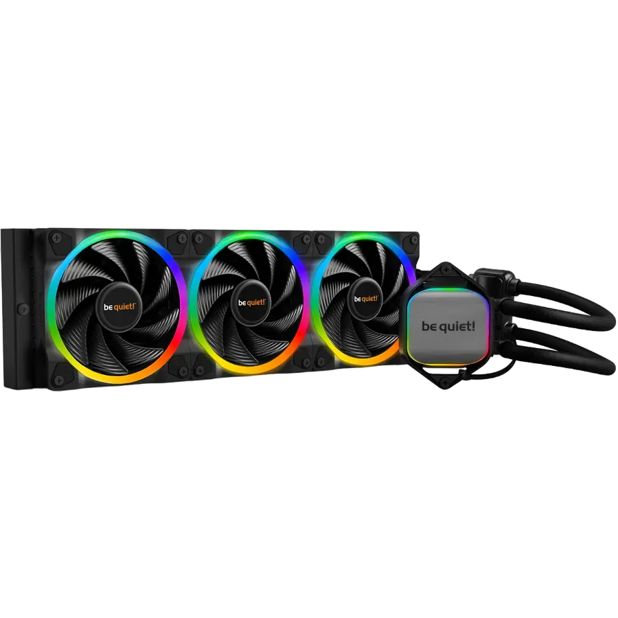 AIO Liquid Cooling be quiet! "Pure Loop 2 FX 360mm" (<34dB, 3x120mm, PWM, 2500RPM, 52.3 CFM, Pump:55