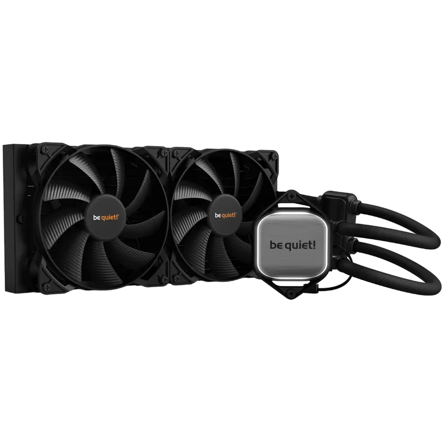be quiet! AIO Liquid Cooling be quiet! "Pure Loop 280mm" (22-38.1dB, 2x140mm, PWM, 2000RPM, White LED, 1220g.)