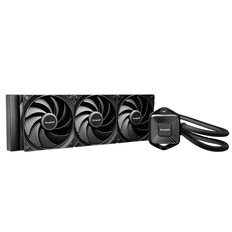 AIO Liquid Cooling be quiet! "Pure Loop 3 360mm" (15.4-37.2dB, 3x120mm, PWM, 2100RPM, 59.6 CFM, Pu