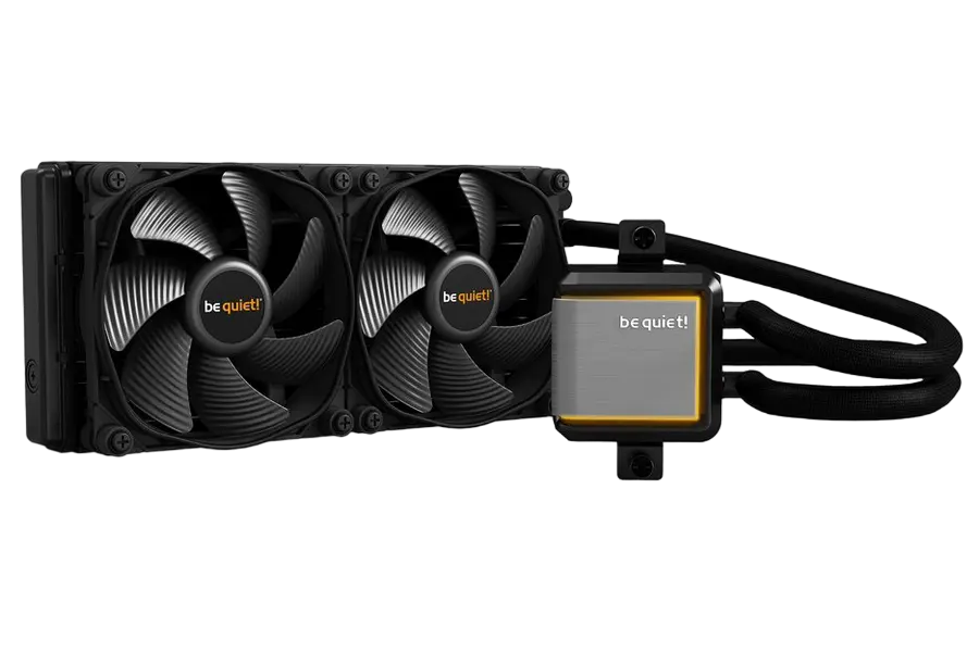 be quiet! AIO Liquid Cooling be quiet! "Silent Loop 2 240mm" (16,8-38.3dB, 2x120mm, PWM, 2200RPM, 73.4 CFM, Pu