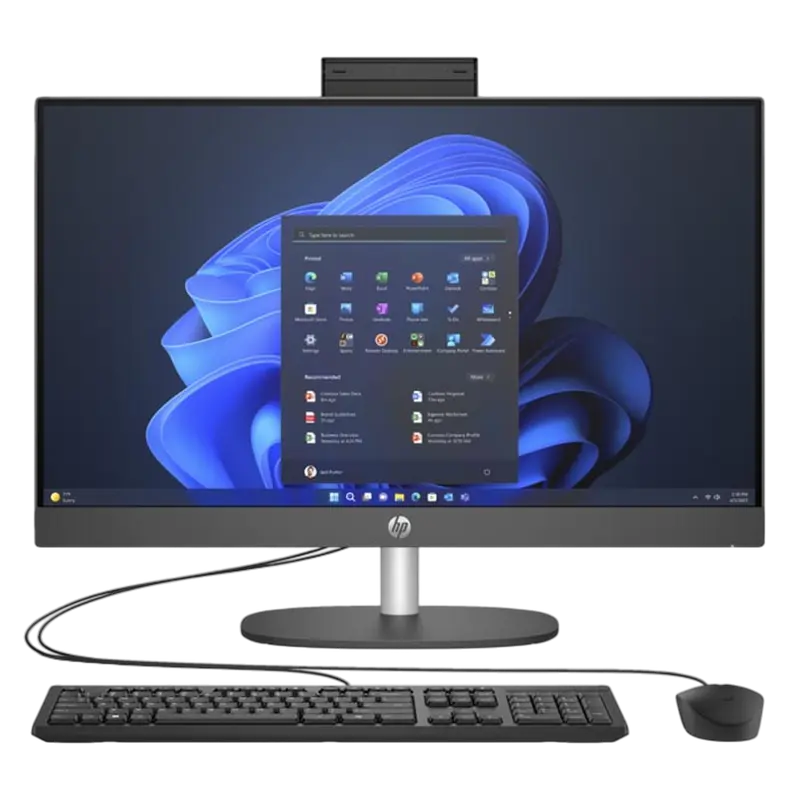 HP AIO ProOne 240 G10 Black (23,8" FHD IPS Core i5-1334U 1.3-4.6GHz, 8GB, 512GB, wired KB&MS, FreeDO