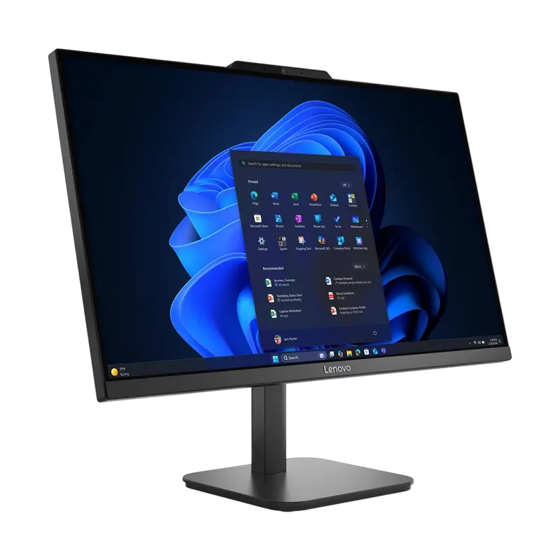 Calculator All-in-One Lenovo V105 23,8 inch Ryzen 5 16/512 GB Negru, detaliu interfață