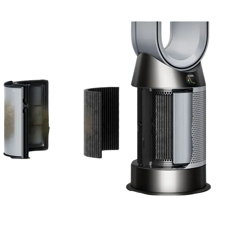 Purificator de aer Dyson HP10 Hot+Cool, HEPA si carbon, Alb, detaliu interfață