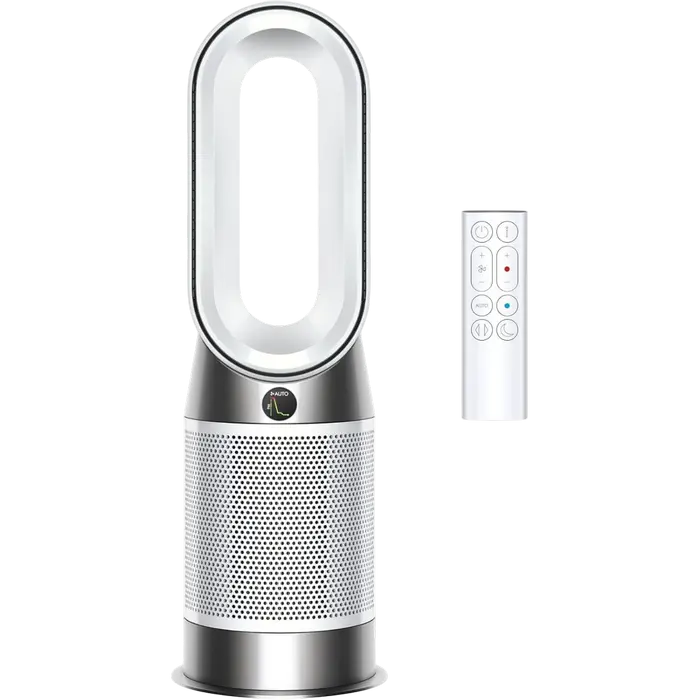 Purificator de aer Dyson HP11 Hot+Cool, HEPA, pana la 80 mp, Alb, vedere laterală