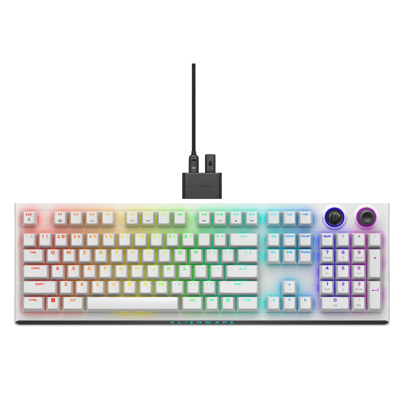 Keyboard Dell Alienware Tri-Mode Wireless Gaming Keyboard - AW920K (Lunar Light)