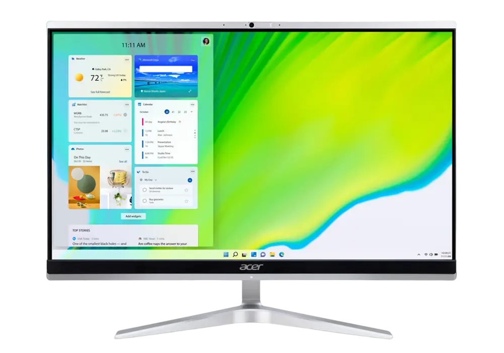 Acer Aspire C22-1650 All-in-One 21.5 inch FHD IPS Core i5-1135G7 8GB 256GB, vedere principală