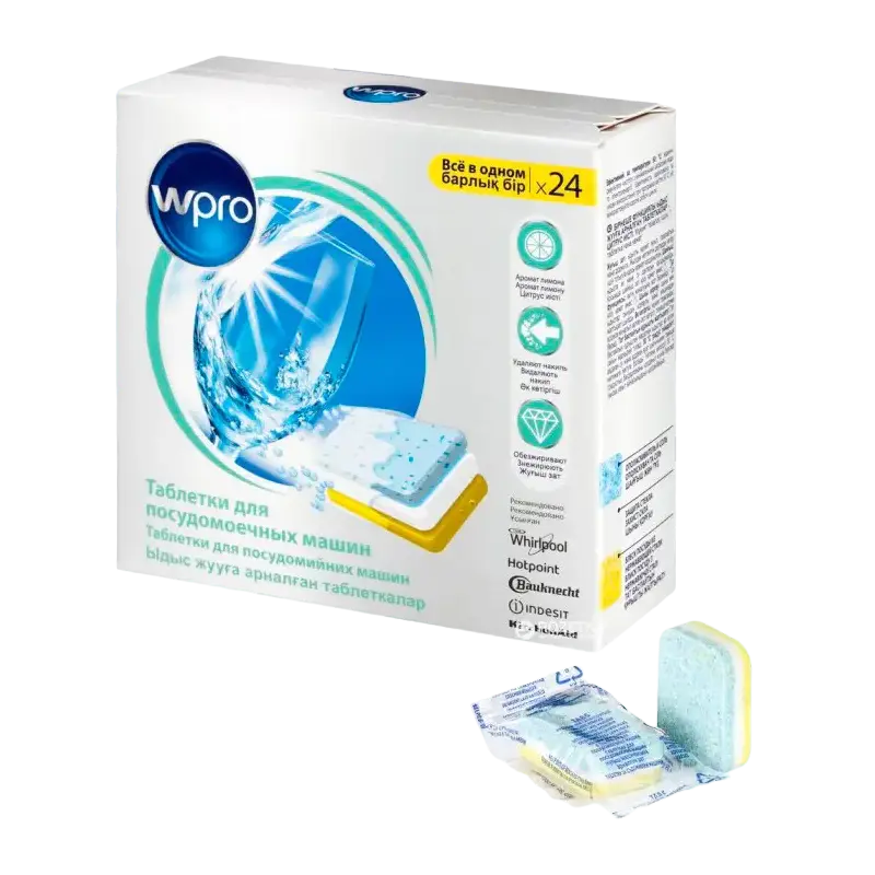 All in1 professional Dishwasher tablets Wpro 24 tb 484010678172