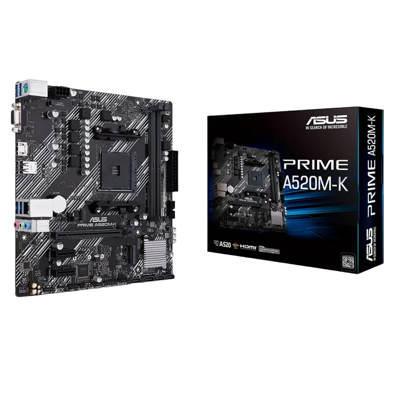ASUS AM4 ASUS PRIME A520M-K mATX