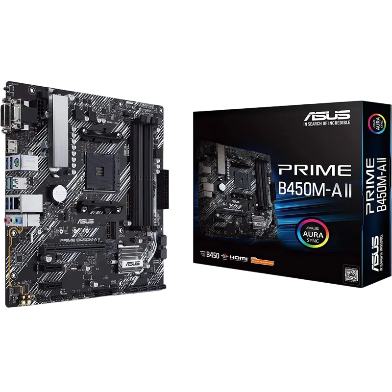 ASUS AM4 ASUS PRIME B450M-A II mATX