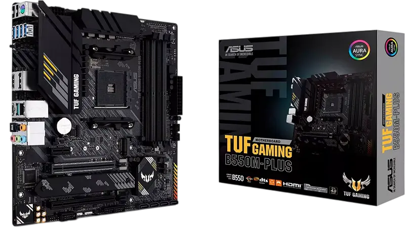 ASUS AM4 ASUS TUF GAMING B550M-PLUS mATX