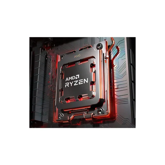 AMD (AM5) Ryzen 9 7950X3D, (100-000000908), 16C/32T, vedere laterală