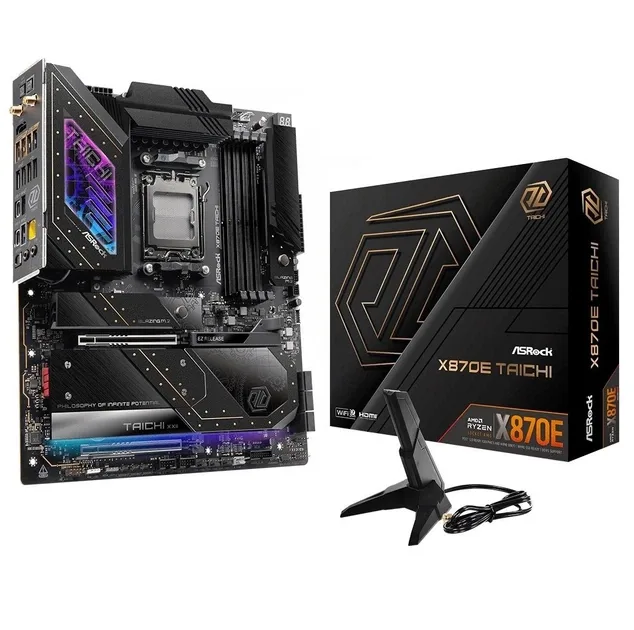 ASRock AM5 X870E Taichi, X870E, 4xDDR5