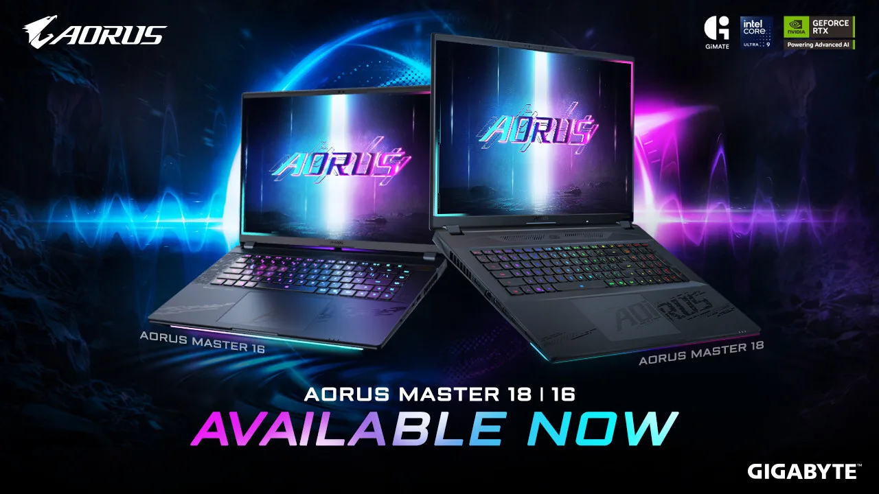 Gigabyte AORUS MASTER 18 (2026) BZH — Core Ultra 9 285HX, RTX 5090, OLED 240Hz