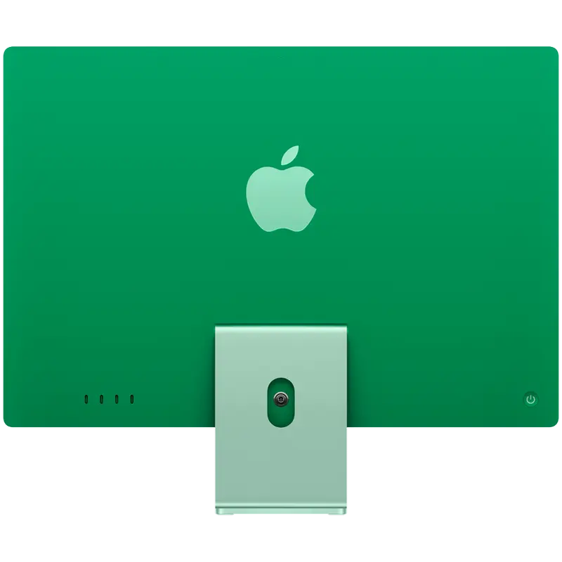 Apple iMac 24 inch MWUY3RU A M4 Green 16GB 256GB, vedere laterală