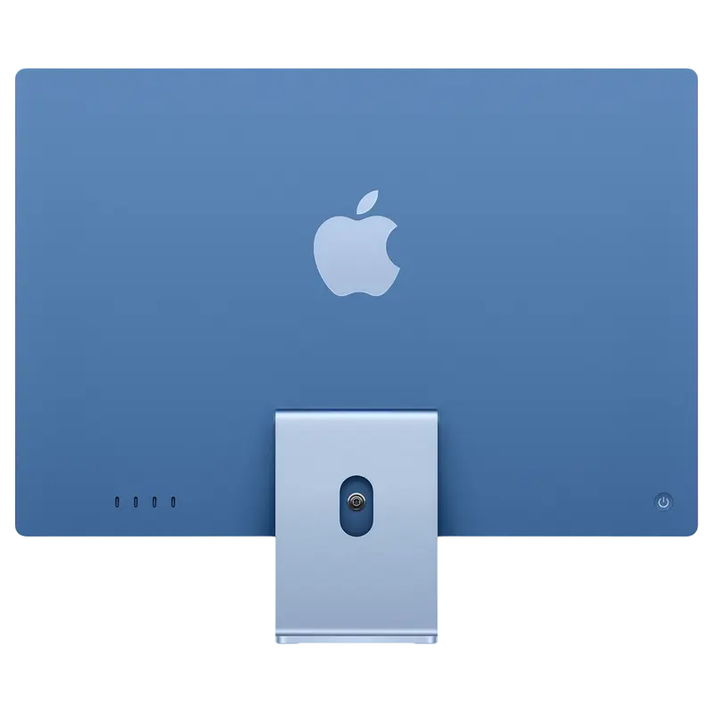 Apple iMac 24 inch MWV13RU A M4 Blue 16GB 256GB, vedere laterală