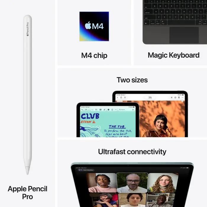 Apple iPad Air 11 inch 2026 Wi-Fi 256GB Blue, detaliu interfață