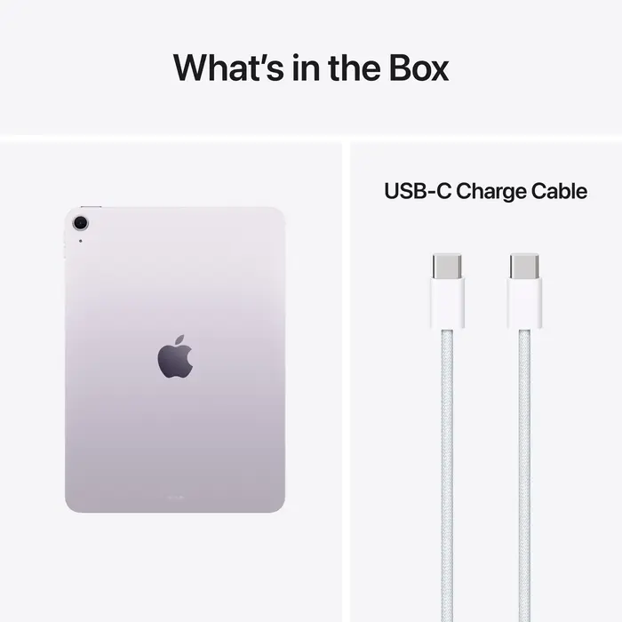 Apple iPad Air 11 2026 Wi-Fi 256GB Purple, vedere laterală