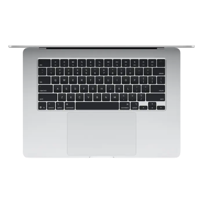 Apple MacBook Air 15.3 inch M4 16GB 512GB Silver, vedere laterală
