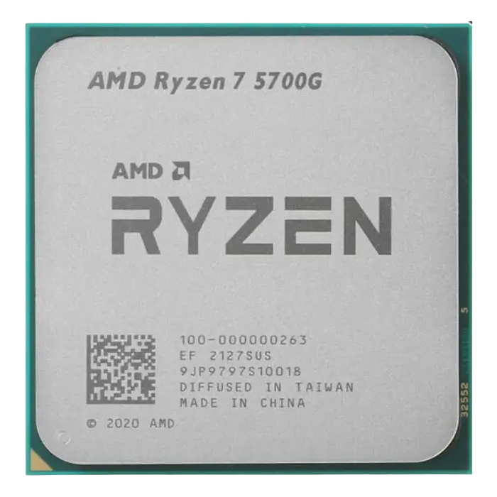 APU AMD Ryzen 7 5700G (3.8-4.6GHz, 8C/16T, L3 16MB, 7nm, Radeon Graphics(8C), 65W), AM4, Tray
