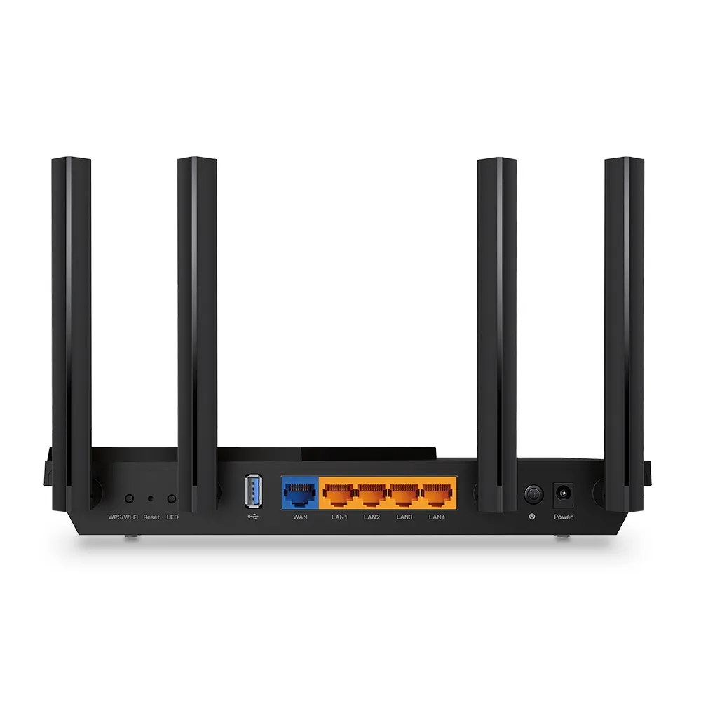 TP-Link Archer AX55 router Wi-Fi 6 AX3000, vedere posterioară