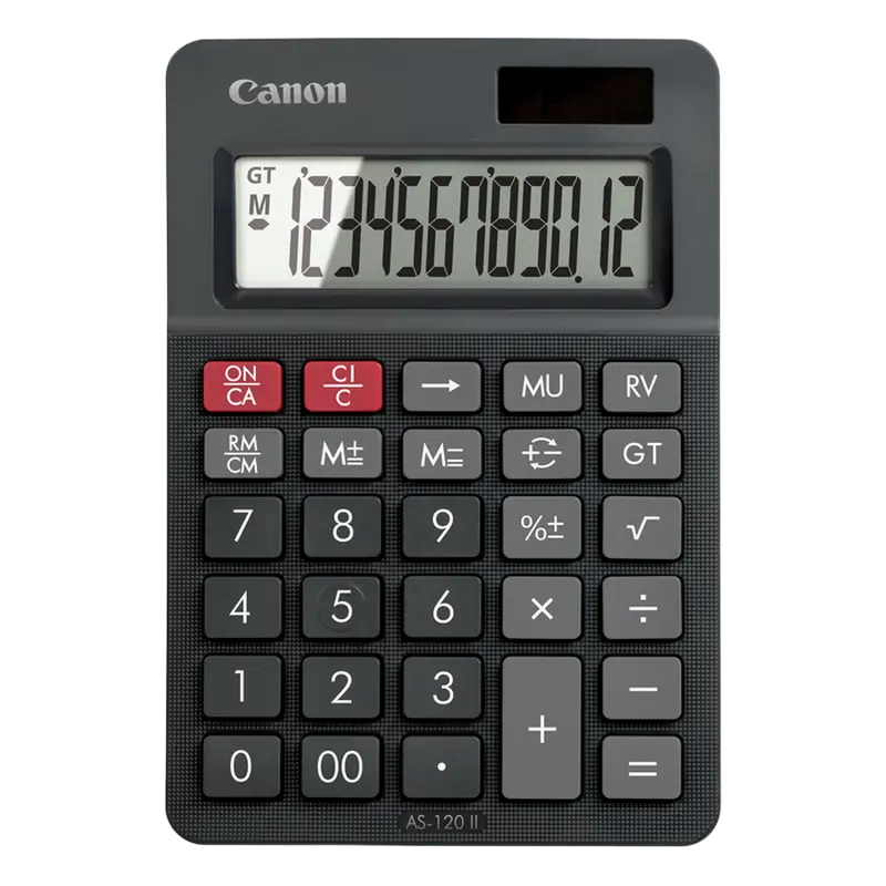 Canon AS-120 II, 12 digit