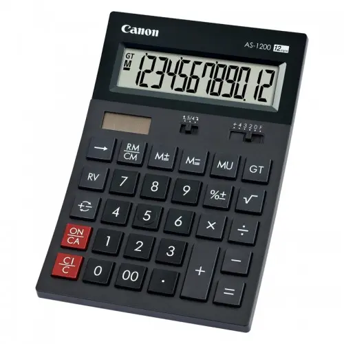 Canon AS-1200, 12 digit