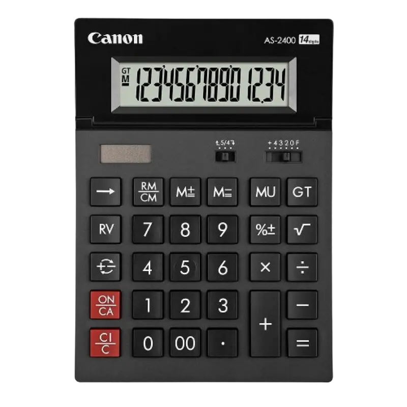 Canon AS-2400, 14 digit