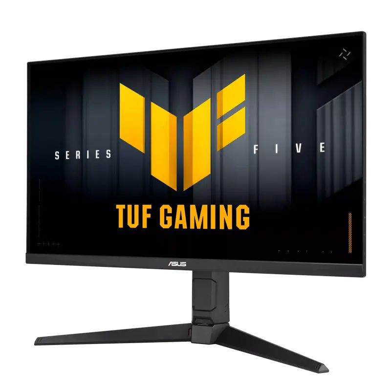 ASUS TUF VG27UQEL5A monitor 27 inch 4K 80Hz FHD 310Hz, vedere laterală