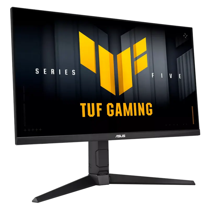 ASUS TUF VG27UQEL5A monitor 27 inch 4K 80Hz FHD 310Hz, vedere posterioară
