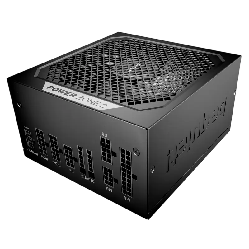 be quiet! Power Supply ATX 1000W be quiet! POWER ZONE 2, 80+ Platinum, 140mm, Active PFC, SR+LLC+DC/DC, ATX 3.