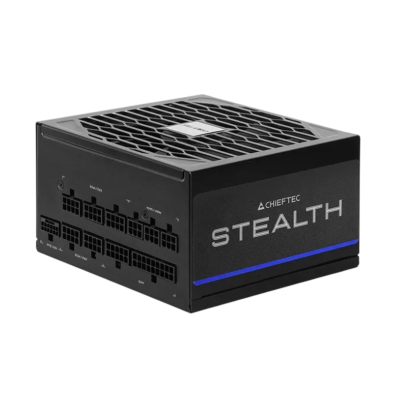 Power Supply ATX 1000W Chieftec Stealth SPX-1000-FC, 80+ Platinum, 135mm, Active PFC, Half-Bridge LL