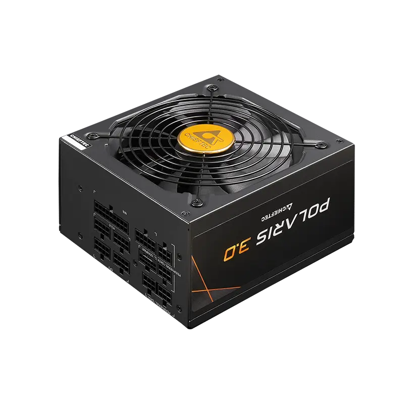 Power Supply ATX 1050W Chieftec POLARIS PPS-1050FC-A3, 80+ Gold, 135mm, Active PFC, Half-Bridge LLC+