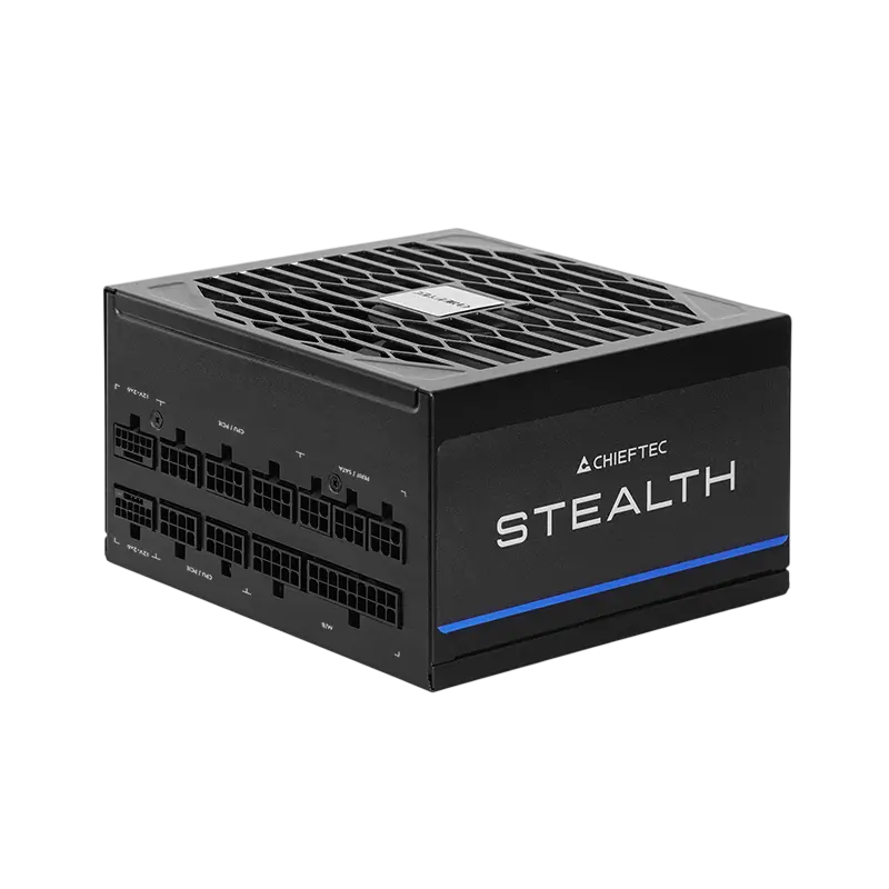 Power Supply ATX 1200W Chieftec Stealth SPX-1200-FC, 80+ Platinum, 135mm, Active PFC, Half-Bridge LL