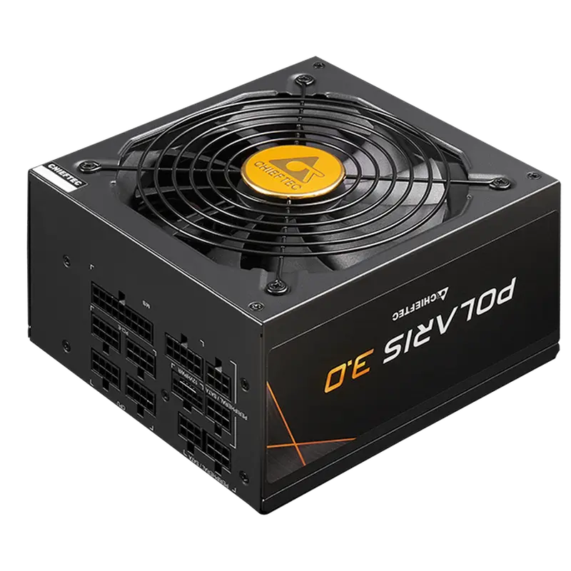 Power Supply ATX 1250W Chieftec POLARIS PPS-1250FC, 80+ Gold, 140mm, Active PFC, Half-Bridge LLC+DC