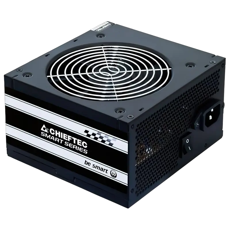 Power Supply ATX 500W Chieftec SMART GPS-500A8, 85+, 120mm, Active PFC, Long cables, Black