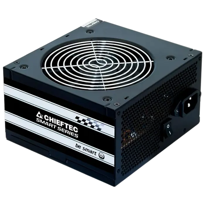 Power Supply ATX 600W Chieftec SMART GPS-600A8, 85+, 120mm, Active PFC, Long cables, Black