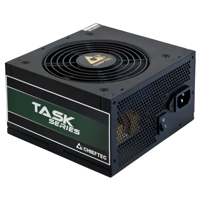 Power Supply ATX 600W Chieftec TASK TPS-600S, 80+ Bronze, 120mm, Active PFC, Long cables, Black