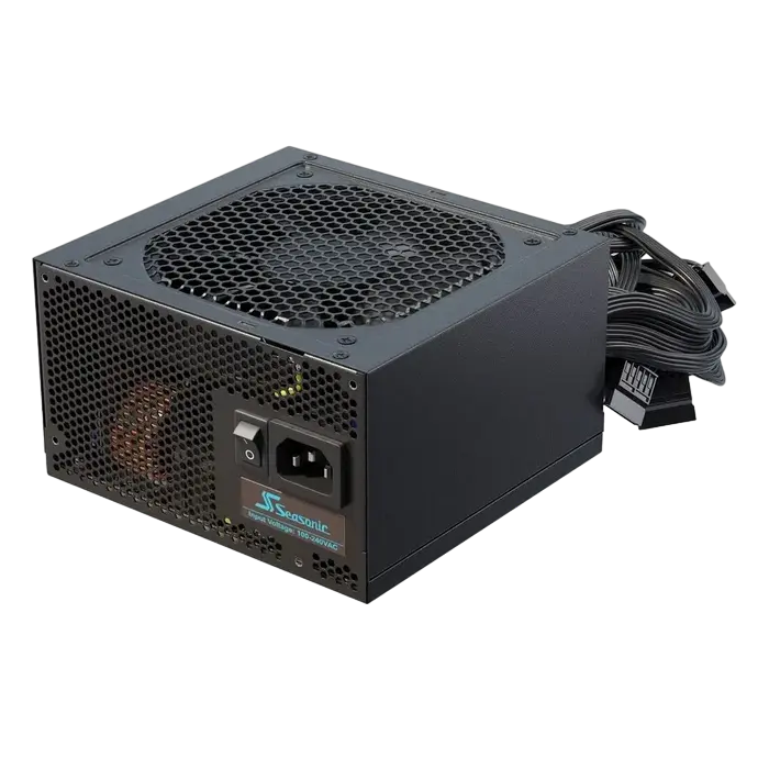 Power Supply ATX 750W Seasonic G12 GC-750, 80+ Gold, 120mm fan, Flat black cables, S2FC