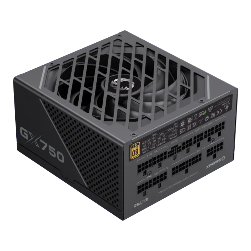 Power Supply ATX 750W GAMEMAX GX-750 PRO, 80+ Gold, 135mm, Active PFC, SR+LLC+DC/DC, ATX 3.1, PCIe5.