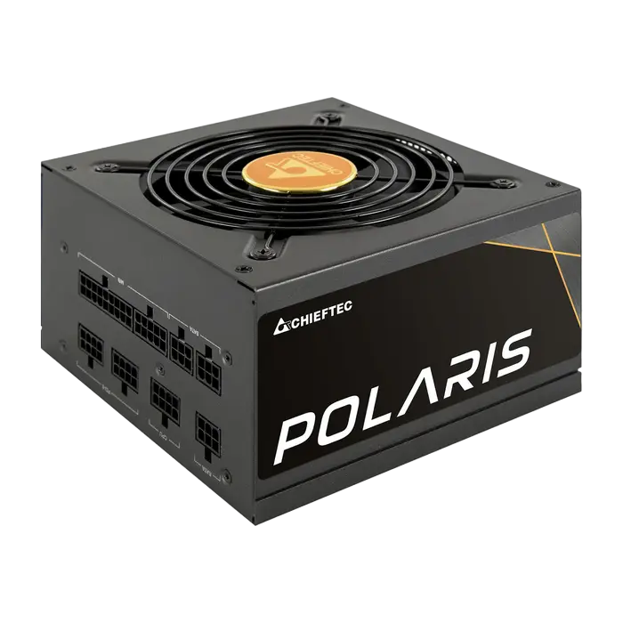 Power Supply ATX 750W Chieftec POLARIS PPS-750FC, 80+ Gold, 140mm, Active PFC, Half-Bridge LLC+DC/D