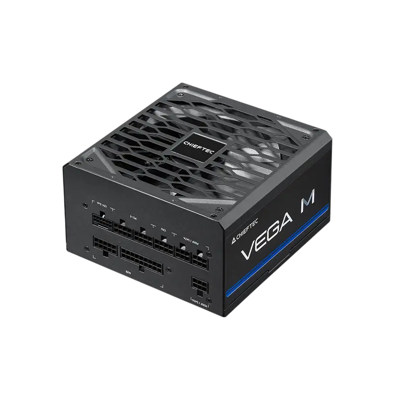 Power Supply ATX 750W Chieftec Vega M PPG-750-C, 80+ Gold, 135mm, Active PFC, Half-Bridge LLC+DC/DC